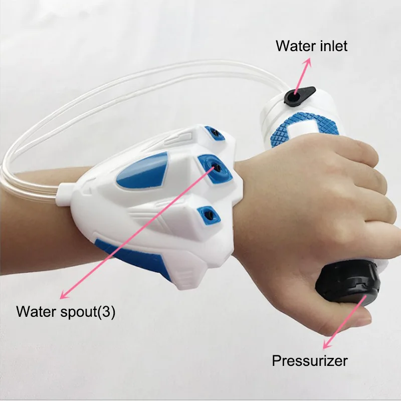 Children's Wrist Water Gun Summer Water Guns Outdoor Pool Beach Water Game Play Toys Battle Toy Watergun Gifts for Boys Girls 5
