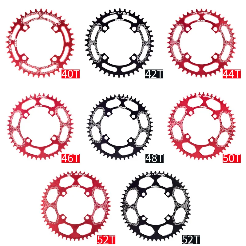 DECKAS deore 104BCD 40T 42T 44T 46T 48T 50T 52T цепь для горного велосипеда MTB велосипед шатун узкий широкий круглый цепь