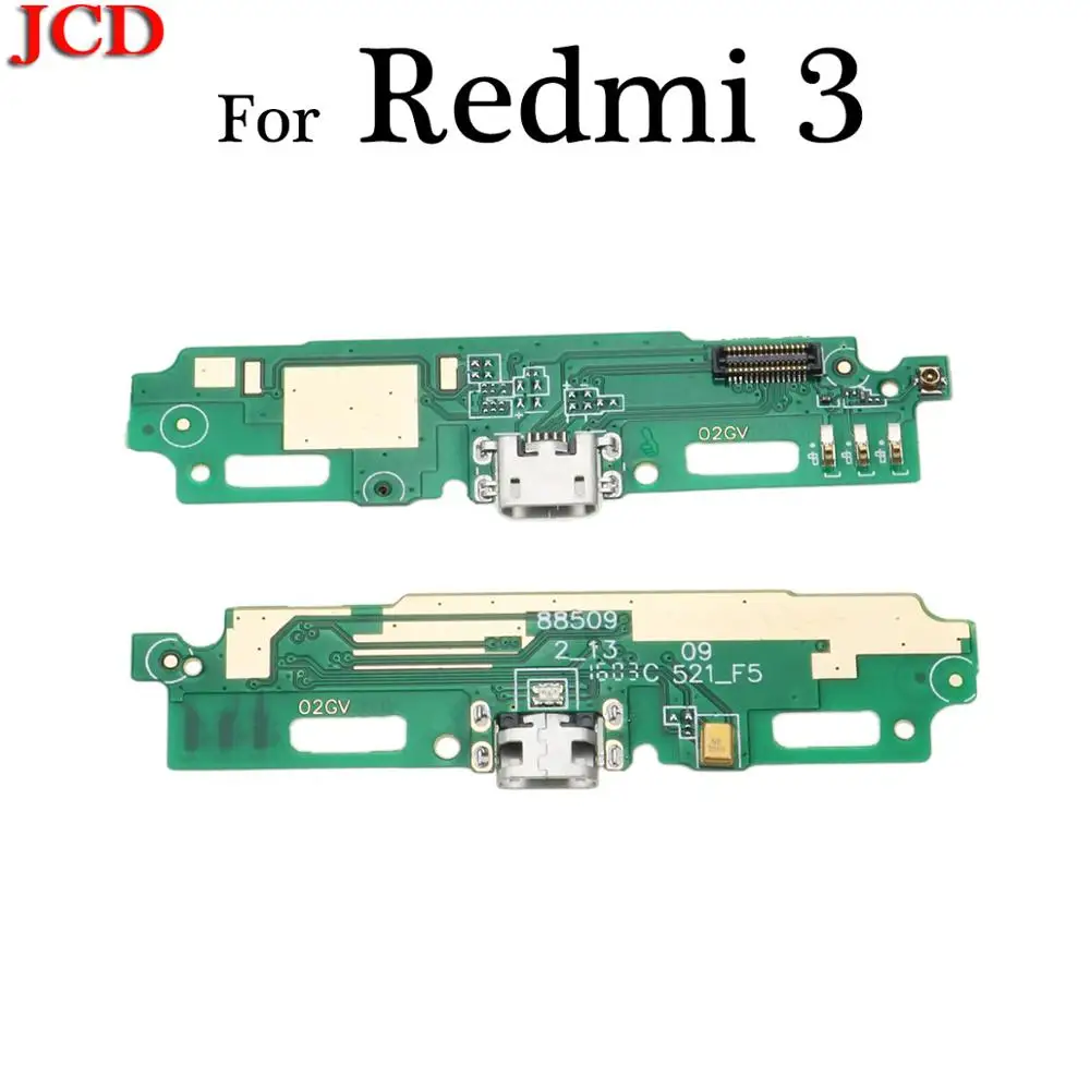 JCD для Redmi 4A 4X зарядное устройство черз порт USB разъем порт док-станция гибкий кабель для Xiaomi для Redmi 1 2 3 3s 4 Note 4G Note 3/3 Pro - Цвет: For Redmi 3