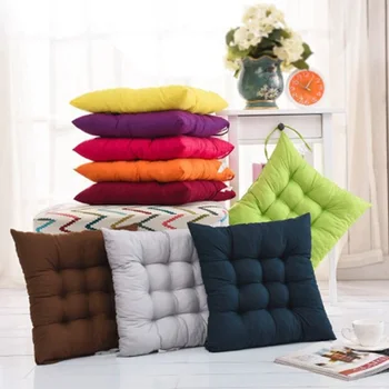 

Seat Cushion Chair Cushio Comfortable Soft Polyester Fiber Office Colorful Bedroom Bedding Cushion Kitchen Winter Keep Warm