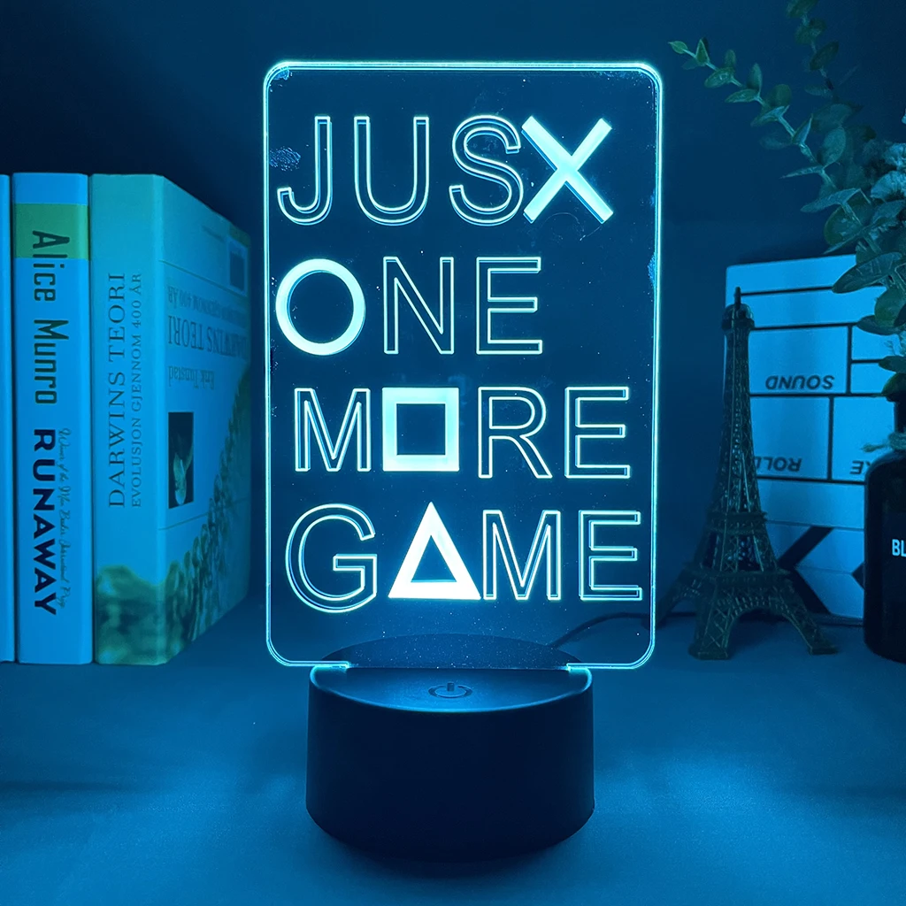 Lampe 3D Juste one more game – Smart Color Life