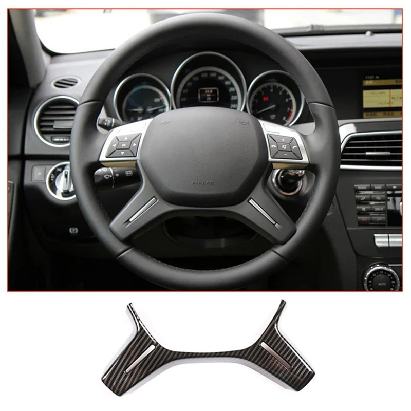 Steering Wheel Trim Decor Sticker for Mercedes Benz C ML GL E Class