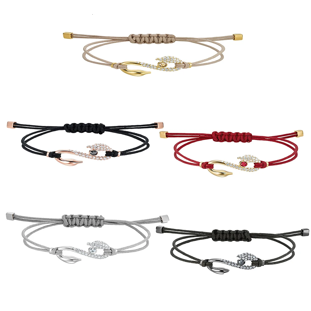 

New High Quality Original Hook Woman Red Black Gray Yellow Bracelet For Couples Hand Rope Christmas Gifts