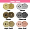 10sets/lot 14mm 18mm Magnetic Snap Fasteners Clasps Buttons Handbag Purse Wallet Craft Bags Parts Accessories Automatic Buckle 3