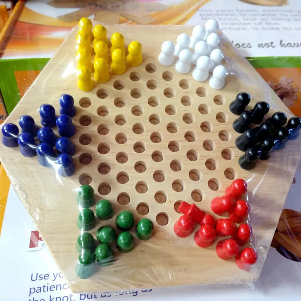 Ensemble de jeu familial de dames изложению en hexagone traditionnel le плюс ноутбуки