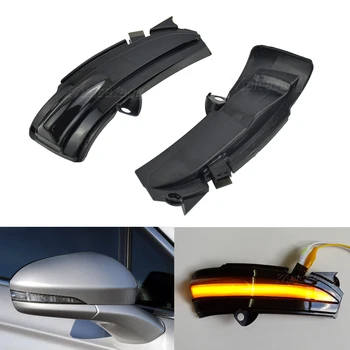 

Car LED Dynamic Turn Signal Light Side Rear View Mirror Sequential Indicator Blinker Lamp For Ford Fusion Mondeo 2013-2018 4th.