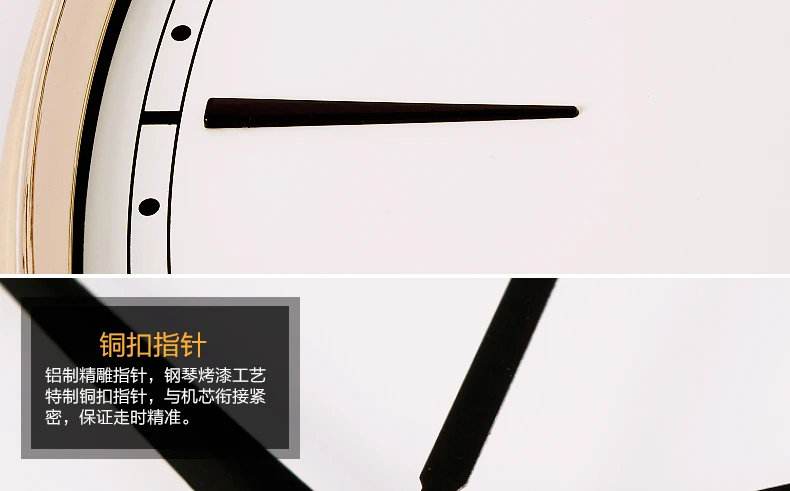 16 Inch Large Wall Clock Gold Luxury Wall Watch Bedroom Silent Living Room Modern Clock Mechanism Zegar Scienny Gift Ideas FZ276
