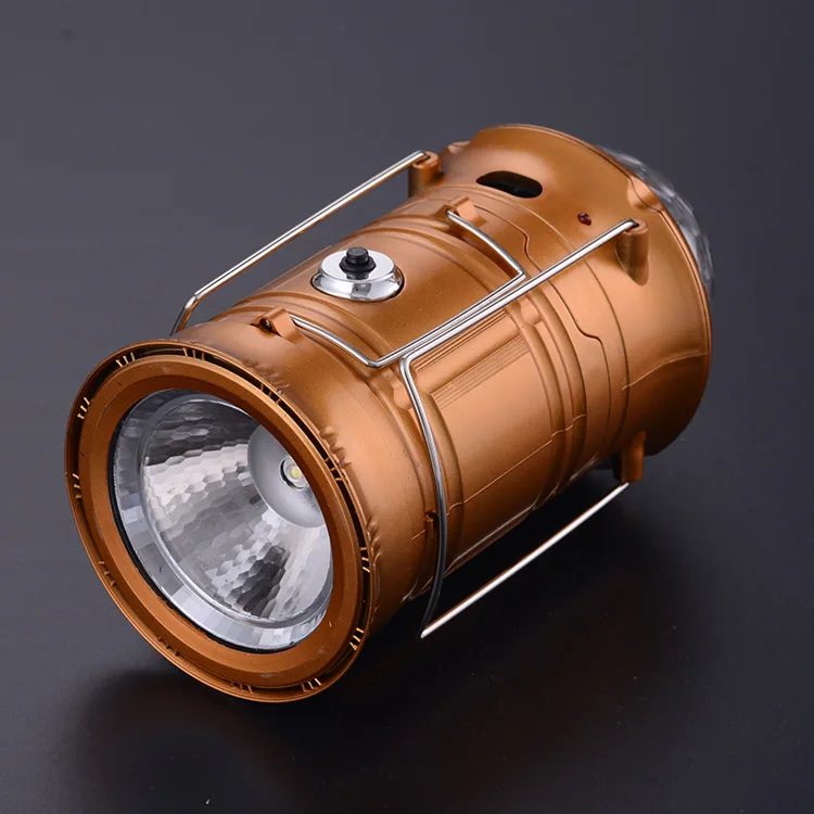 

Solar Rechargeable Hand Lantern 2018 New Style Outdoor LED Camping Lamp Hand Colorful Lights Dazzle