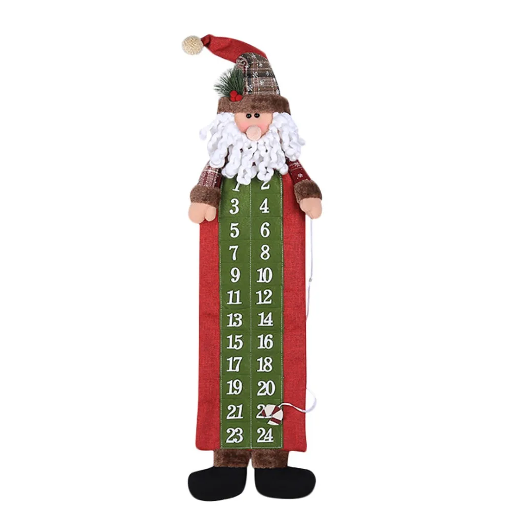 Christmas Old Hairy Man Advent Calendar Countdown Wall Calendar calendário advento (1)