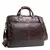 Мужская сумка, Офисная сумка, кожаная Ретро сумка, может держать 15,6 дюймов, ноутбук, компьютер, Бизнес Портфель, одноцветная сумка - Цвет: Brown color
