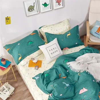 

High Quality Warm Bedding Set Kid's Bed Girls' Dormitory Single Sheet Bed Style Girl Four-Piece Set 100% Cotton