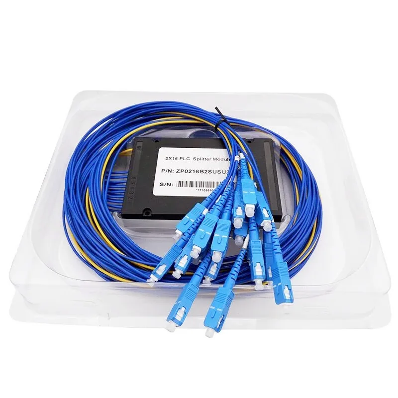 

2x16 SC/UPC Connector 2:16 SC/ UPC Fiber Optic PLC Splitter