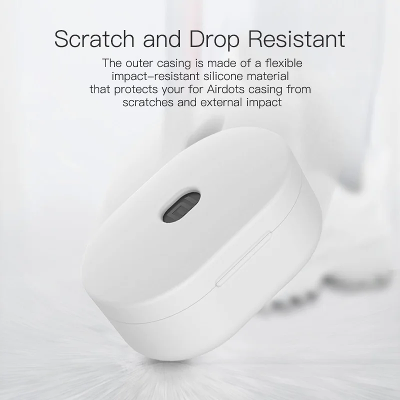 Чехол для наушников KUULAA чехол Redmi AirDots силиконовый защитный Xiaomi Mi Air Dots аксессуары