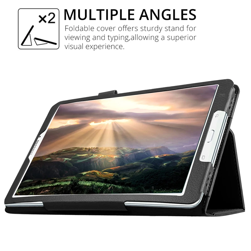 Чехол для Samsung Galaxy Tab E 9 6 T560 SM T561 тонкий раскладной Флип Стенд кожаный чехол из