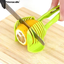 Plastic Potato Slicer Tomato Cutter Tool Shreadders Lemon Cutting Holder Cooking Tools Kitchen Accessories discount new technology carrot potato onion lemon and orange tomato slicer tomato cutter tomato cutting machine