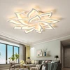 IRALAN Lustre modern led chandeliers lights for living room kitchen bedroom kids' room  dimmable art deco remote control white ► Photo 3/6