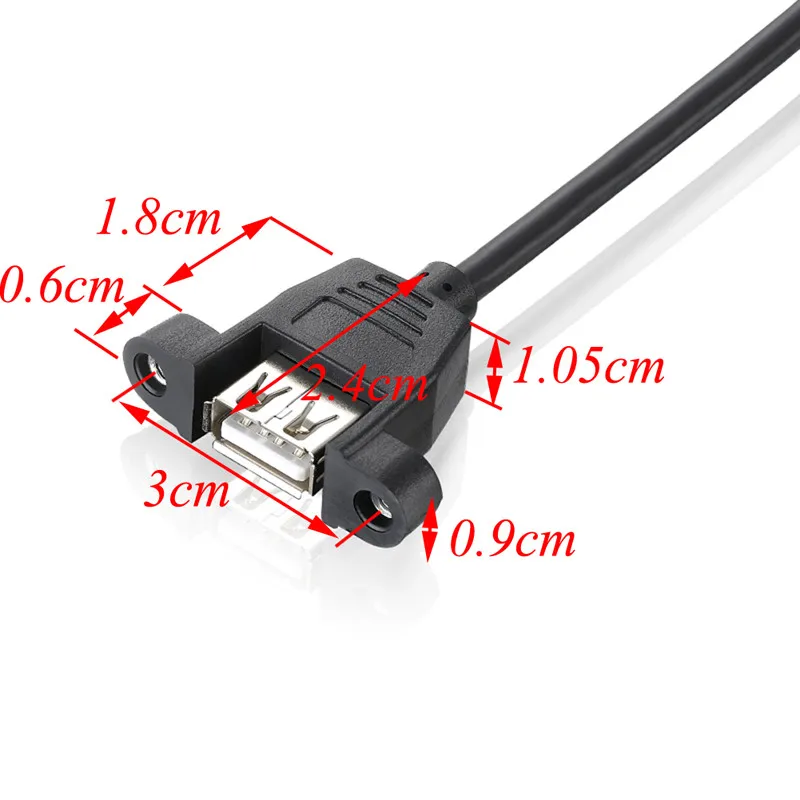 Внутренняя Материнская плата 9pin шаг 2 54 мм в два порта USB 0 A женский винт замок