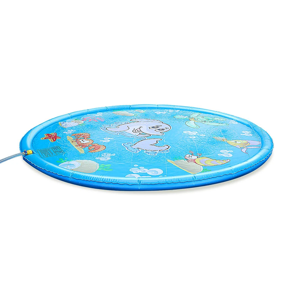 Summer Sprinkler Play Mat Children Baby Play Water Pad Beach Mat Inflatable Sprinkler Cushion Toy Spray Water Toy