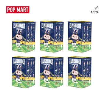 

POP MART 6PCS Sale Promotion The Monsters Labubu Sports series Action Figure blind box Birthday Gift Kid Toy free shipping 1pc