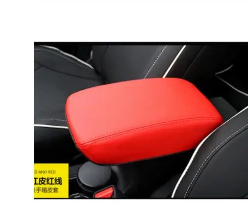 Автомобильный подлокотник коробка кобура искусственная кожа 4 цвета для Jeep Compass аксессуары автостайлинг - Цвет: 4