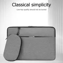 15,6 дюймов Сумка для ноутбука портативная функция хранения ударопрочный гигроскопичность дорожная сумка для ноутбука сумка с сумкой для мыши