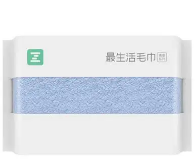 Новое оригинальное Хлопковое полотенце Xiaomi ZSH Xiaomi Youth Serie мощное поглощающее антибактериальное водопоглощающее покрытие - Цвет: Синий