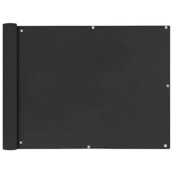 

vidaXL Balcony Screen Oxford Fabric 90x600 cm Anthracite