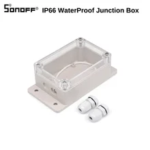 Sonoff IP66 водонепроницаемый распределительный ящик водонепроницаемый корпус Поддержка Sonoff Basic/RF/Dual/Pow для рождественских елочных огней