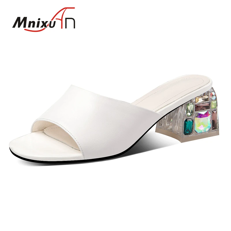 Chaussures Femmes/Женская обувь Сезон лето Женские шлепанцы из натуральной кожи с