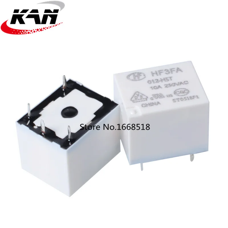 Лот(10 шт./лот) HONGFA HF HF3FA-012-HST 4 контакта 10A 12VDC реле питания