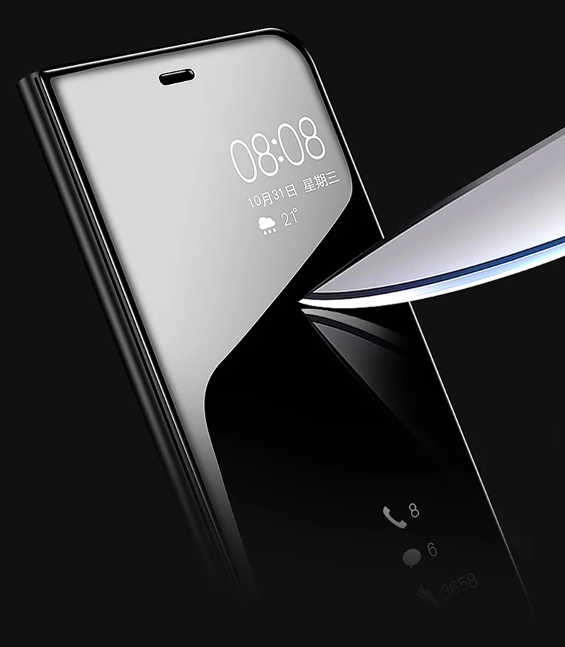 Смарт mi rror флип чехол для mi Xiao mi A3 CC9 CC9E 9 9T Pro A2 8 SE Lite Max 3 Pocophone F1 чехол для телефона