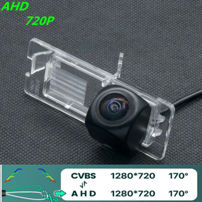 

AHD 720P/1080P Fisheye Car Rear View Camera For Renault Megane 2002~2008 Laguna III 2 2007 ~ 2015 Reverse Vehicle Camera