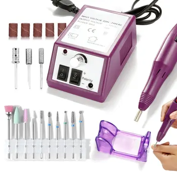 

Elextric Apparatus Machine for Manicure 10pcs Milling Cutter Set Remove Gel Polish Nail Drill Bits Pedicure Nail Art File Tools