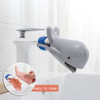 

Cute Cartoon Faucet Extender Water Saving Faucet Water Tap Extension Tool Help Kid Children Washing Hands Bathroom Kitchen Tool