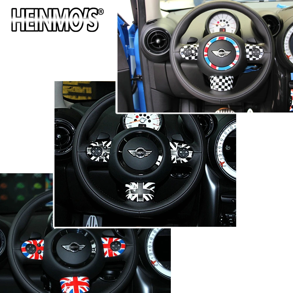 Наклейки на руль для MINI Countryman Clubman декоративные наклейки стайлинг автомобиля Cooper