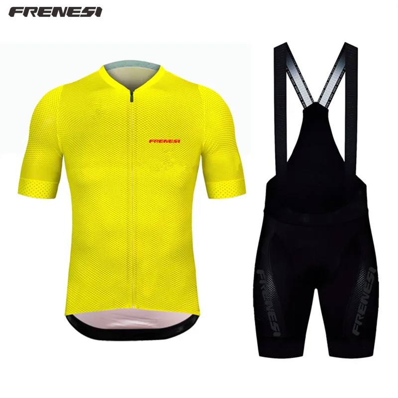 Frenesi bike pro команда летние комплекты с коротким рукавом Джерси Велоспорт евро