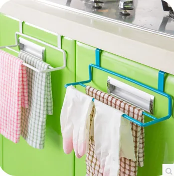 

Bathroom Towel Cleaning Cloth Rack Holder Hanger Wall Mounted Towel Hanger Kitchen Tool