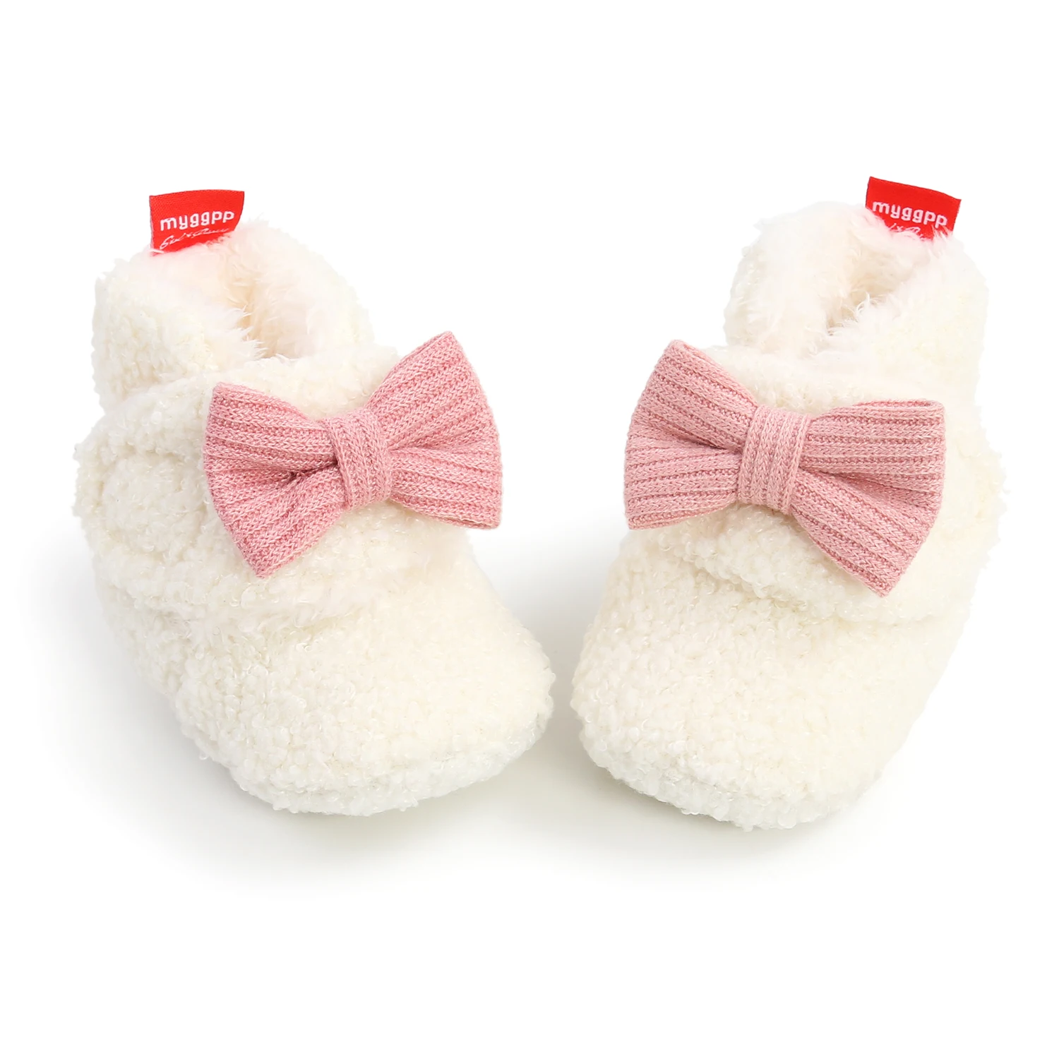 Newborn Shoes Winter Toddler Boots Baby First Walkers Warm Socks Baby Girls Boys Fluff Soft Snow Booties Unisex Crib Shoes