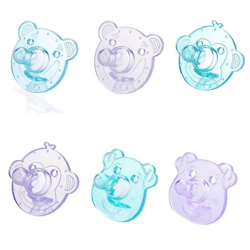 

Cute Baby Pacifier Safe Newborn Infant Toddlers Baby Pacifier Silicone Nipple Soother Infant Feeding Teether