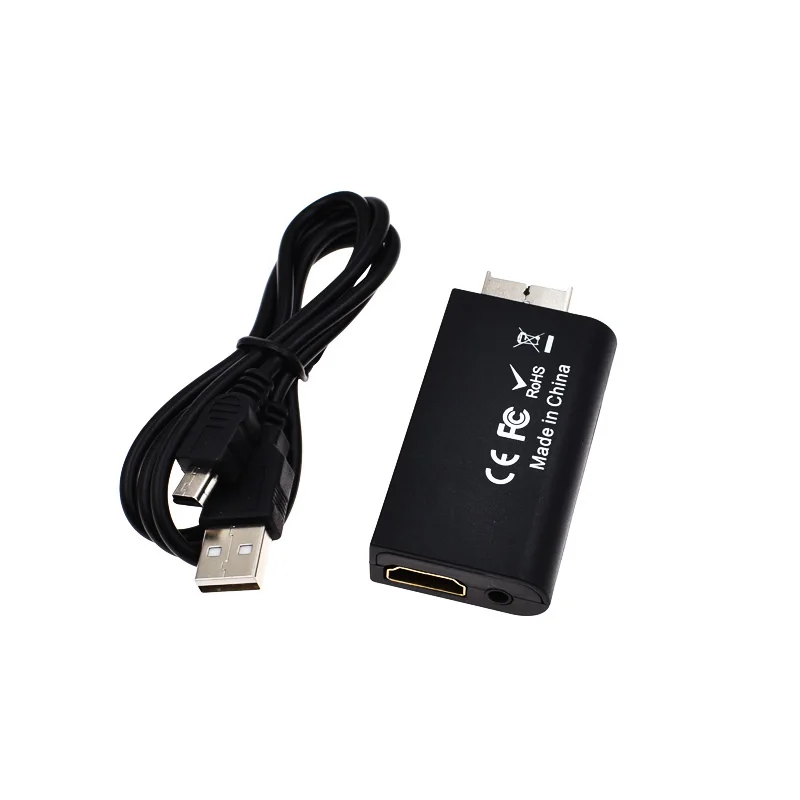 Адаптер преобразователь для аудио и видео HDV G300 PS2 в HDMI 480i/480p/576i с аудиовыходом 3 5