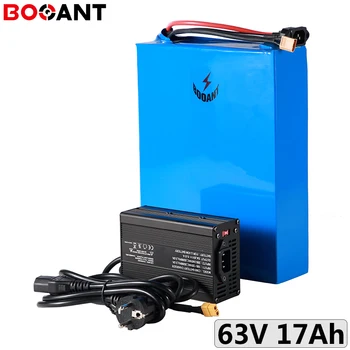 

17S 63V 17Ah 1000W 1500W rechargeable lithium battery for 60V electric bicycle electric scooter 62.9V battery for LG 18650 cell