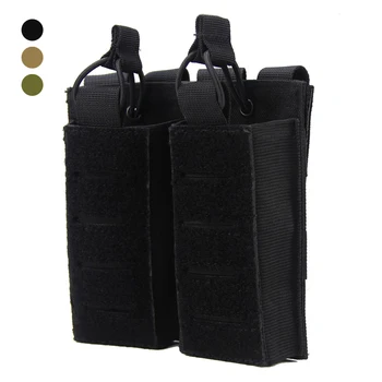 

1000D Tactical Double Magazine Pouch Hunting Mag Pouch Pistol Magazine Holster for Outdoor Hunting Combat Military Waist Pouch