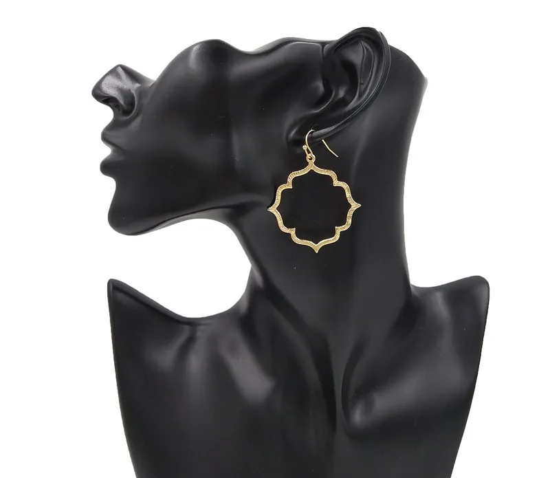 2019-July-New-Arrival-Brushed-Hollow-Out-Flower-Drop-Earrings-Gold-Silver-Tone-Hollow-Out-Rays (3)
