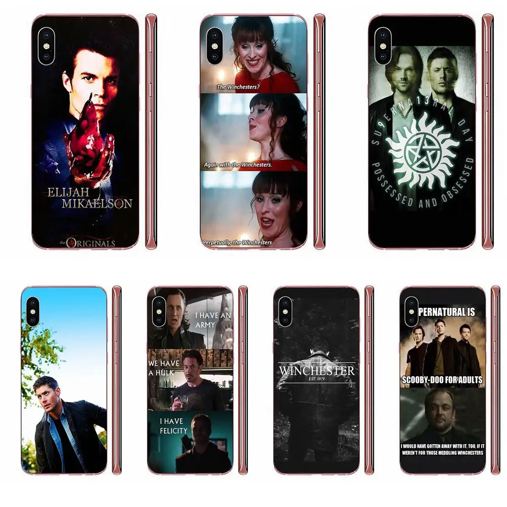 Мягкий чехол для Samsung Galaxy A10 A20 A20E A3 A40 A5 A50 A7 J1 J3 J4 J5 J6 J7 2016 2017 2018 Tv Show Supernatural |