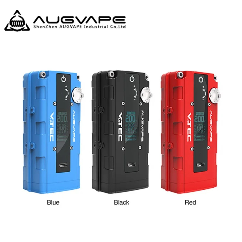 

Original Augvape VTEC1. 8 Box Mod Power by Dual 18650 Battery Max 200W Electronic Cigarette Vape Box Mod