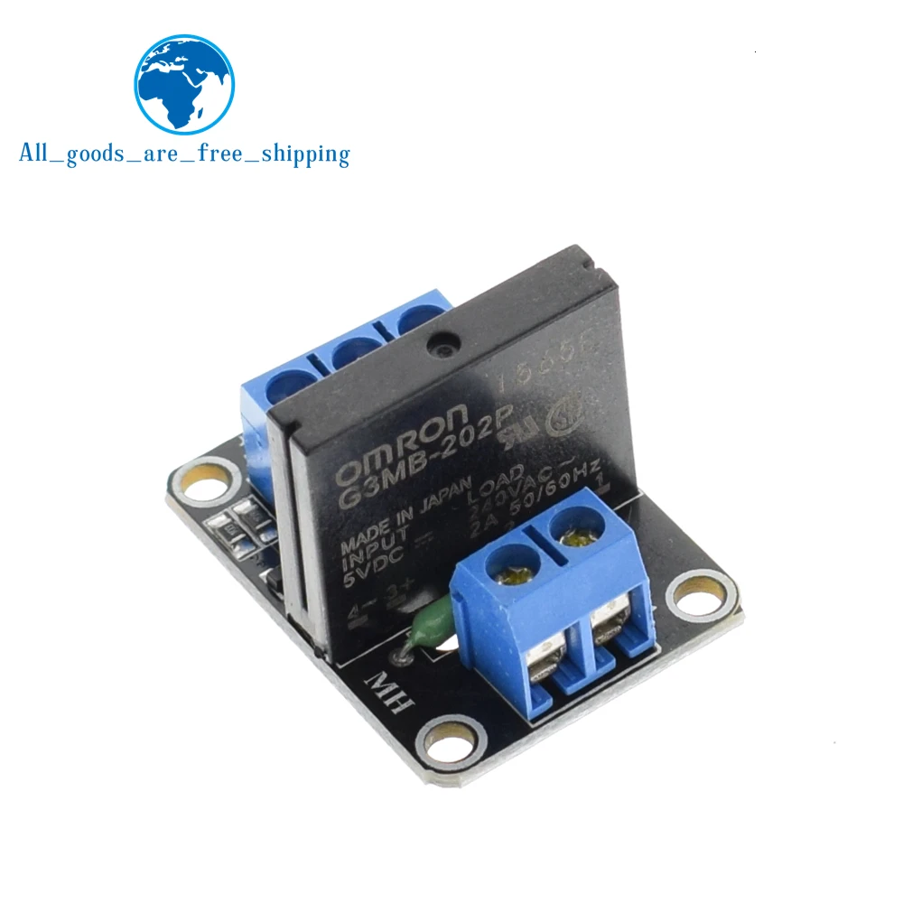 TZT 5 в 1 канал OMRON SSR высокий уровень твердотельные релейный модуль 250 В 2A для Arduino. Мы являемся производителем