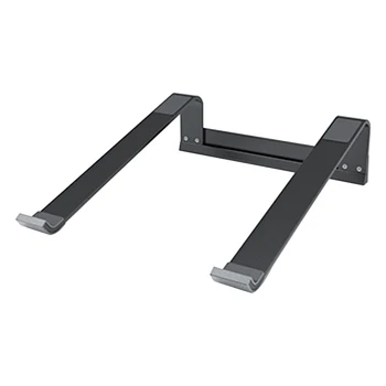 

Anti Slip Aluminum Alloy Desktop Compact Portable Computer Notebook Cooling Bracket Stable Folding Multifunctional Laptop Stand