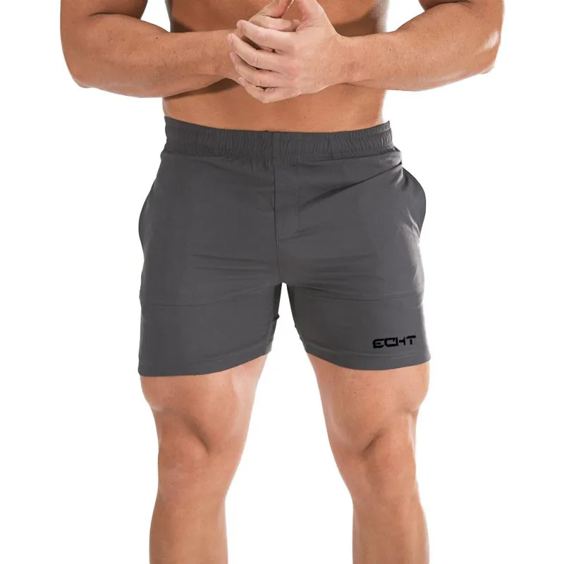 new Mens cotton shorts New Casual Fashion Gyms Fitness Bodybuilding short pants Male Jogger Knee Length Drawstring Sweatpants