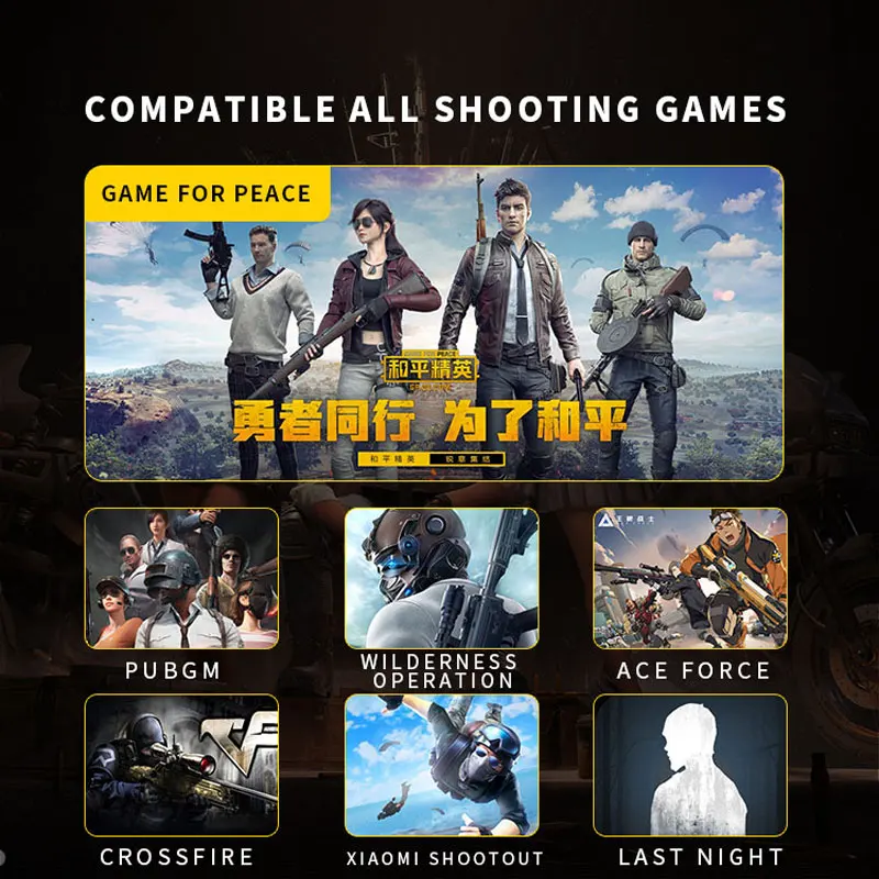 Фото AK PAD6K для PUBG игровой контроллер шесть палец L1 R1 огонь цель кнопка пуска джойстик AK PAD6K для PUBG игровой контроллер шесть палец L1 R1 огонь цель кнопка пуска джойстик