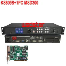 KS609S+ 1 шт. MSD300 светодиодный видео процессор Вход USB/HDMI/DVI/VGA/CVBS/SDI 1920*1200 MCTRL300 светодиодный экран в аренду видеопроцессор